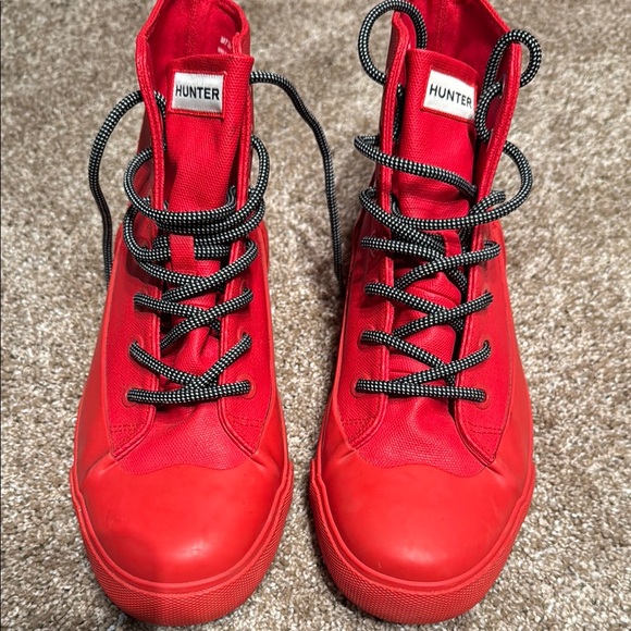 Hunter Red High-Top Sneakers - Picture 1 of 1